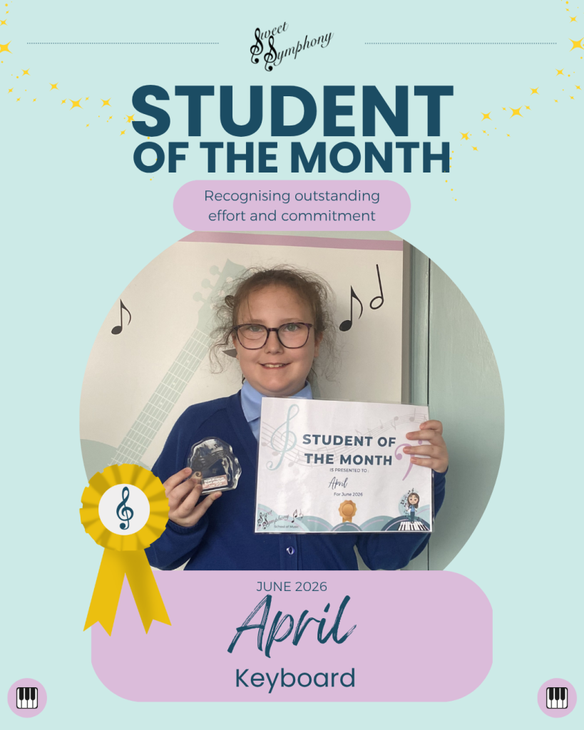 April was our June 2026 student of the month